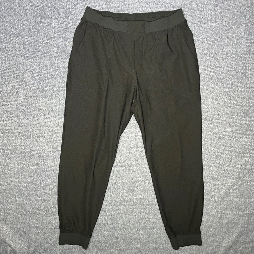 Lululemon ABC Jogger Black Recycled Polyester Blend Mens XL Athletic Pants Read
